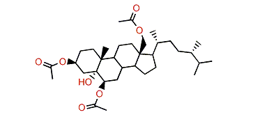 (24S)-Ergostane-3b,5a,6b,18-tetrol 3,6,18-triacetate